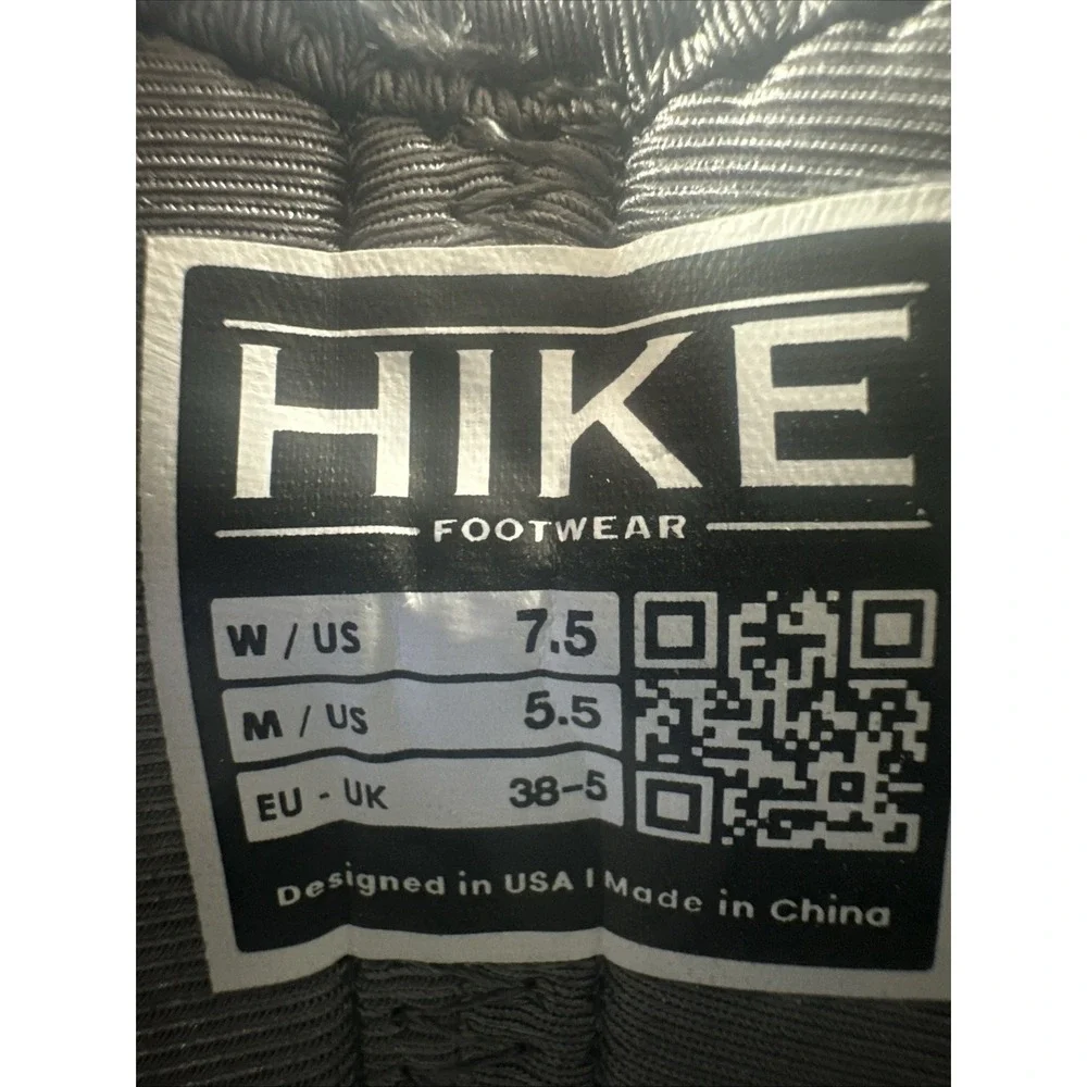 Hike Footwear HF Baresandals II Dark Grey Barefoot Sandals M-5.5 ,W -7.5 NIB